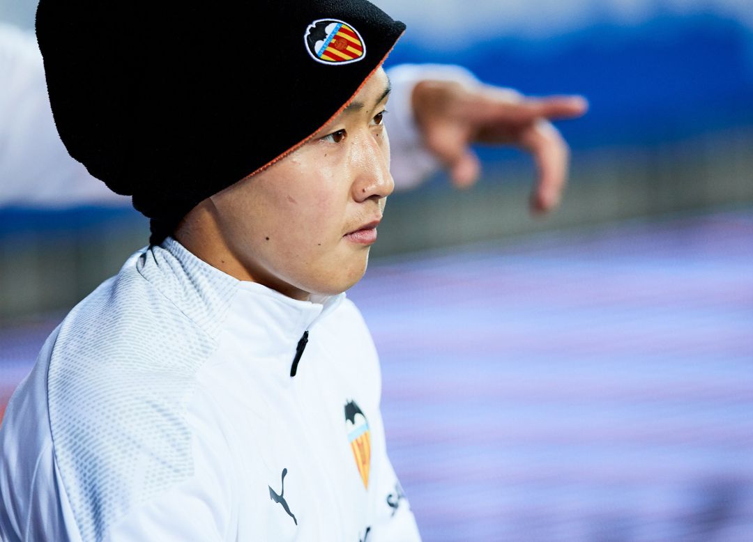 Lee Kang-In of Valencia CF during the warm up before the Spanish league, La Liga Santander, football match played between Deportivo Alaves and Valencia CF at Mendizorroza stadium on November 22, 2020 in Vitoria, Spain.
AFP7
ONLY FOR USE IN SPAIN Lee Kang-In of Valencia CF during the warm up before the Spanish league, La Liga Santander, football match played between Deportivo Alaves and Valencia CF at Mendizorroza stadium on November 22, 2020 in Vitoria, Spain.
AFP7
ONLY FOR USE IN SPAIN