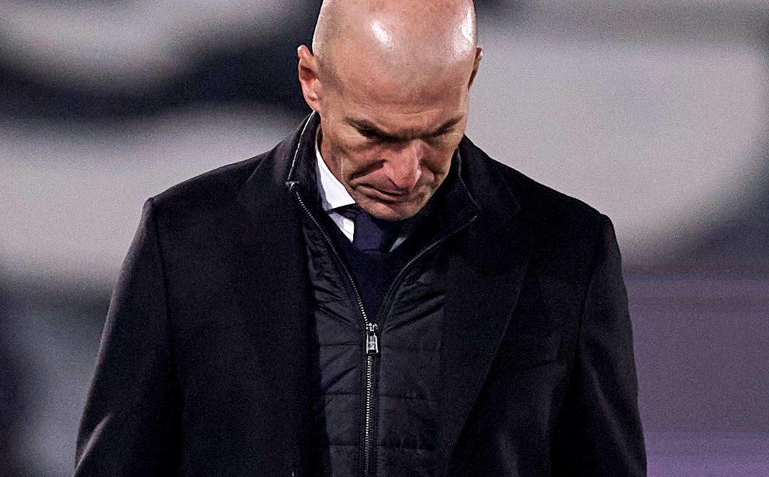 Zinedine Zidane, en el encuentro ante el Alavés. Zinedine Zidane, en el encuentro ante el Alavés.