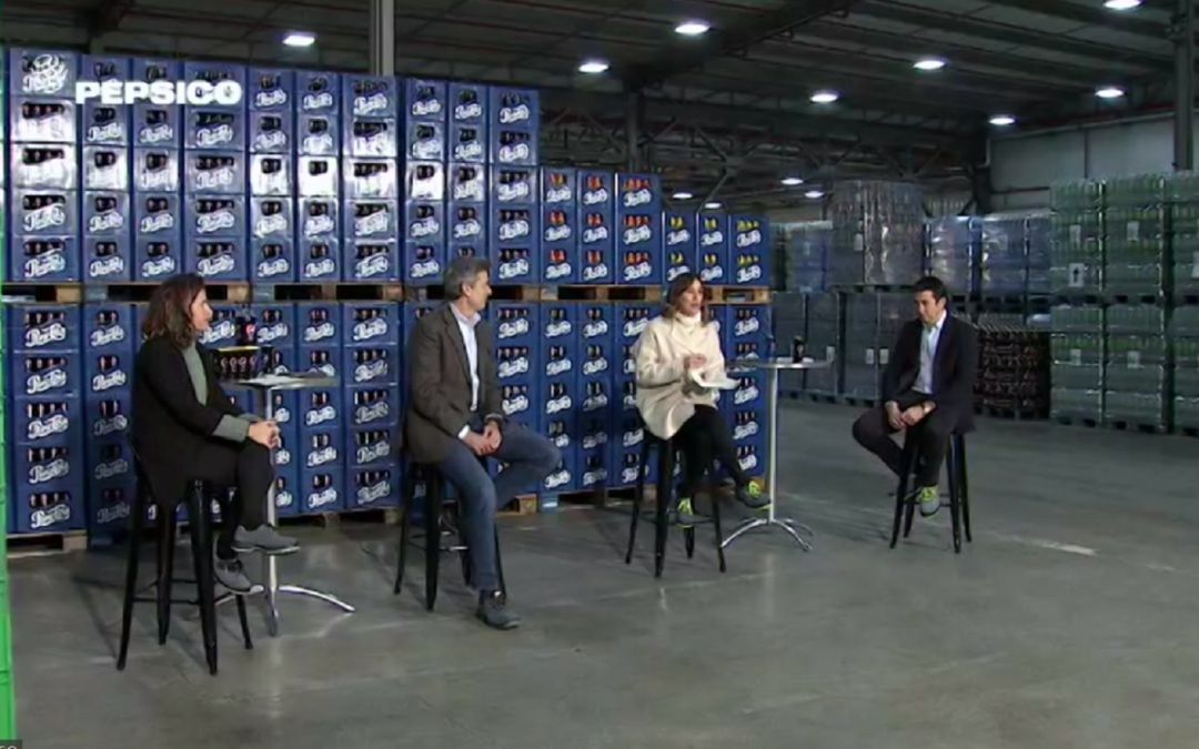Responsables de la empresa han realizado una rueda de prensa desde las instalaciones de Etxabarri-Biña Responsables de la empresa han realizado una rueda de prensa desde las instalaciones de Etxabarri-Biña