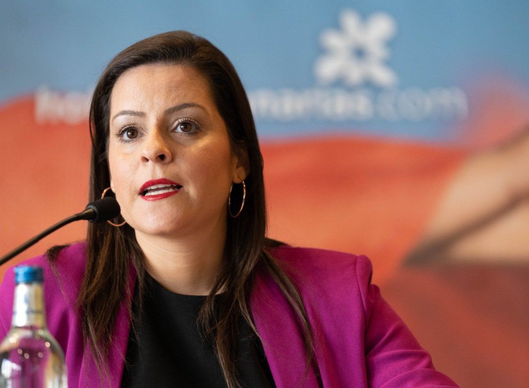 La consejera de Turismo de Canarias, Yaiza Castilla
La consejera de Turismo de Canarias, Yaiza Castilla