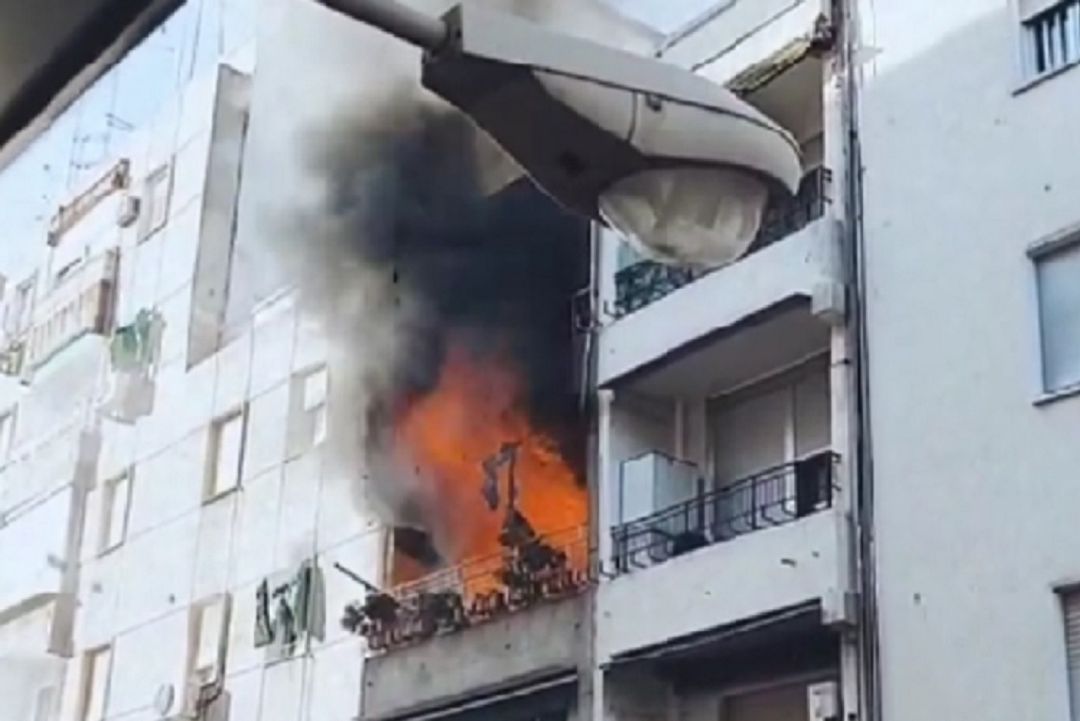 Imagen del edificio afectado Imagen del edificio afectado