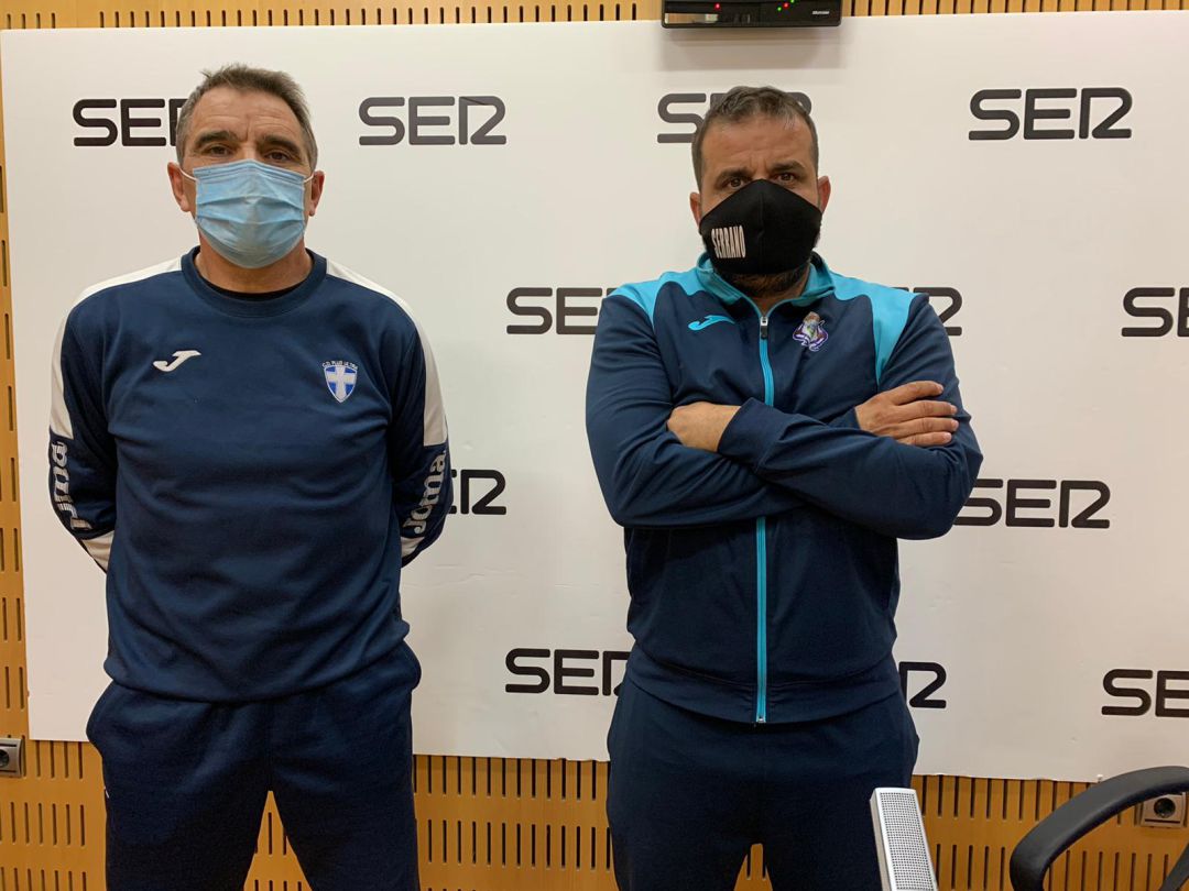 Cholo y Serrano en la tertulia sobre fútbol base de SER Deportivos Región de Murcia Cholo y Serrano en la tertulia sobre fútbol base de SER Deportivos Región de Murcia