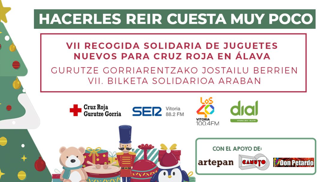 Recogida solidaria de juguetes nuevos
Recogida solidaria de juguetes nuevos