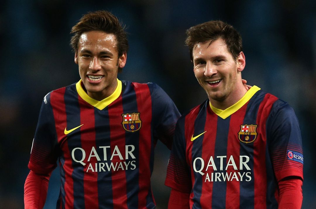 Neymar y Messi, en un partido con el Barcelona Neymar y Messi, en un partido con el Barcelona