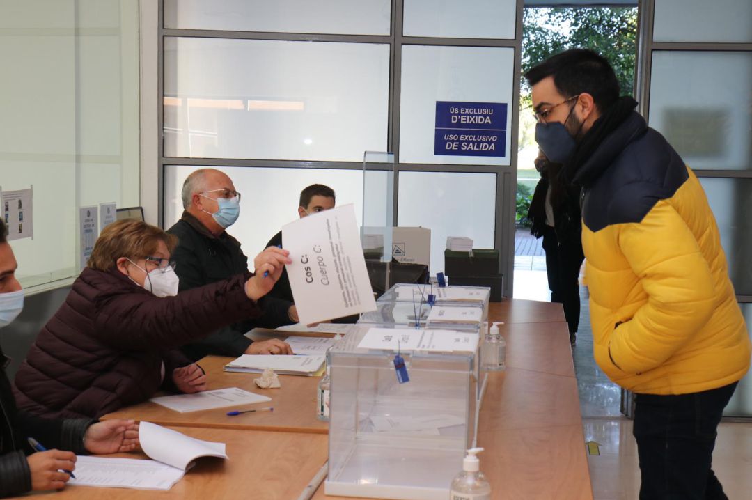 Jornada electoral en la UA Jornada electoral en la UA