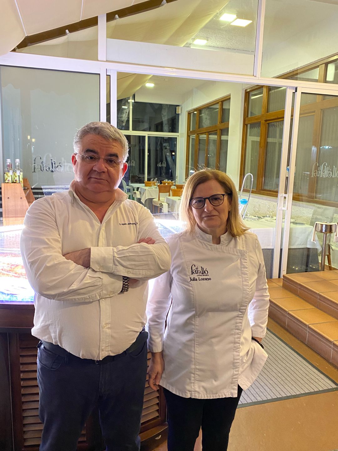 Javier Alguacil y Julia Lozano. Javier Alguacil y Julia Lozano.