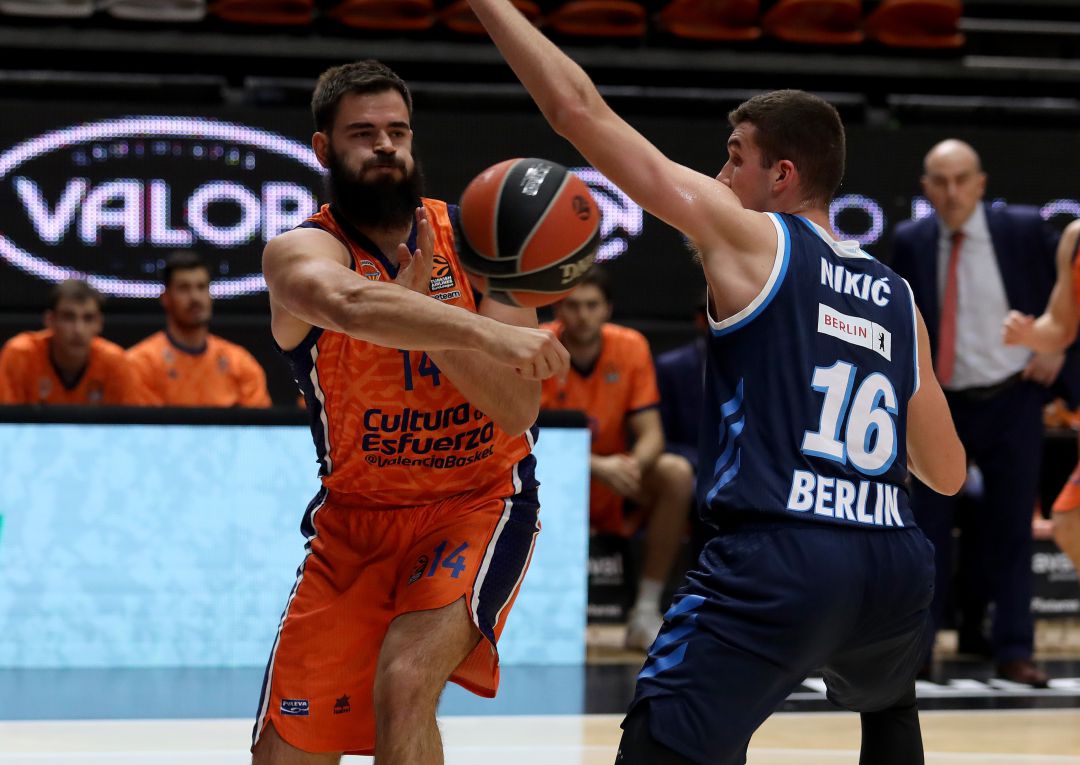 Dubljevic durante el partido de esta noche Dubljevic durante el partido de esta noche