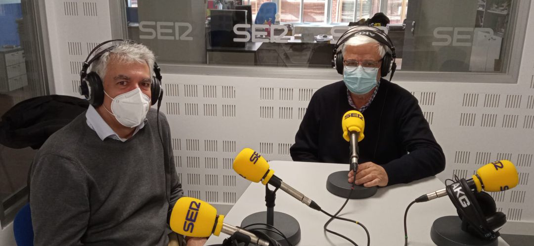 Antonio Asencio y Tomás Ballesteros, en Cadena SER Puertollano Antonio Asencio y Tomás Ballesteros, en Cadena SER Puertollano
