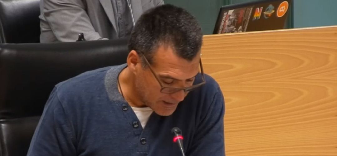 El concejal Javier Heras El concejal Javier Heras
