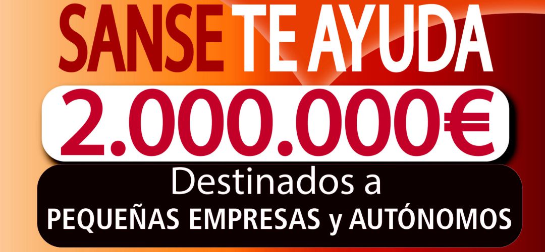 Cartel de las ayudas a pymes y autónomos Cartel de las ayudas a pymes y autónomos
