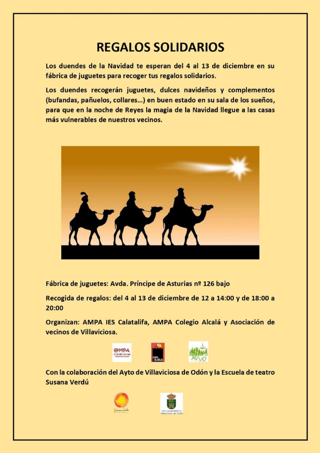 Convocatoria de la iniciativa 'Regalos solidarios' Convocatoria de la iniciativa 'Regalos solidarios'