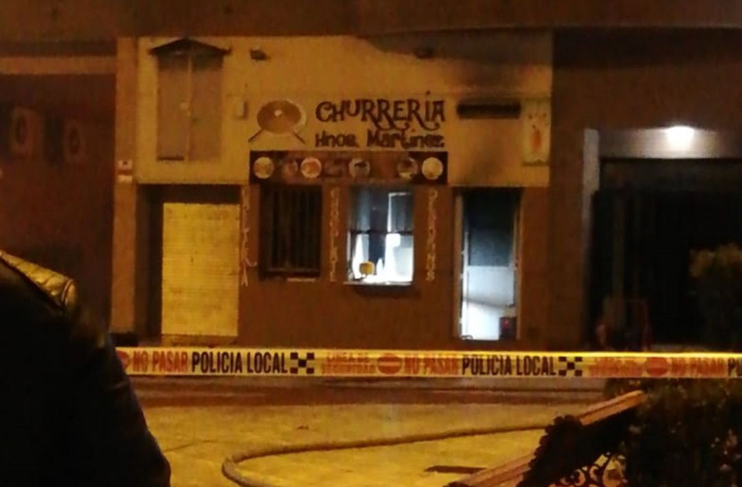 El incendio se ha originado en una churrería de Villa Luz El incendio se ha originado en una churrería de Villa Luz