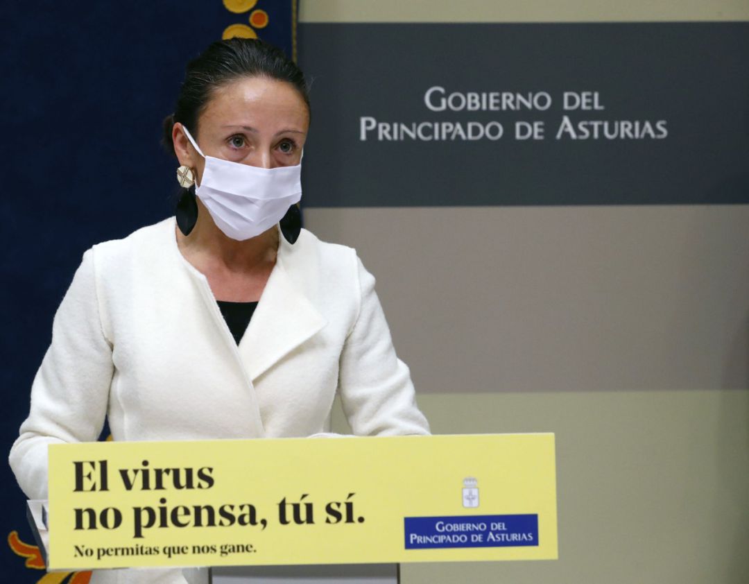 La portavoz del Gobierno asturiano, Melania Álvarez. La portavoz del Gobierno asturiano, Melania Álvarez.
