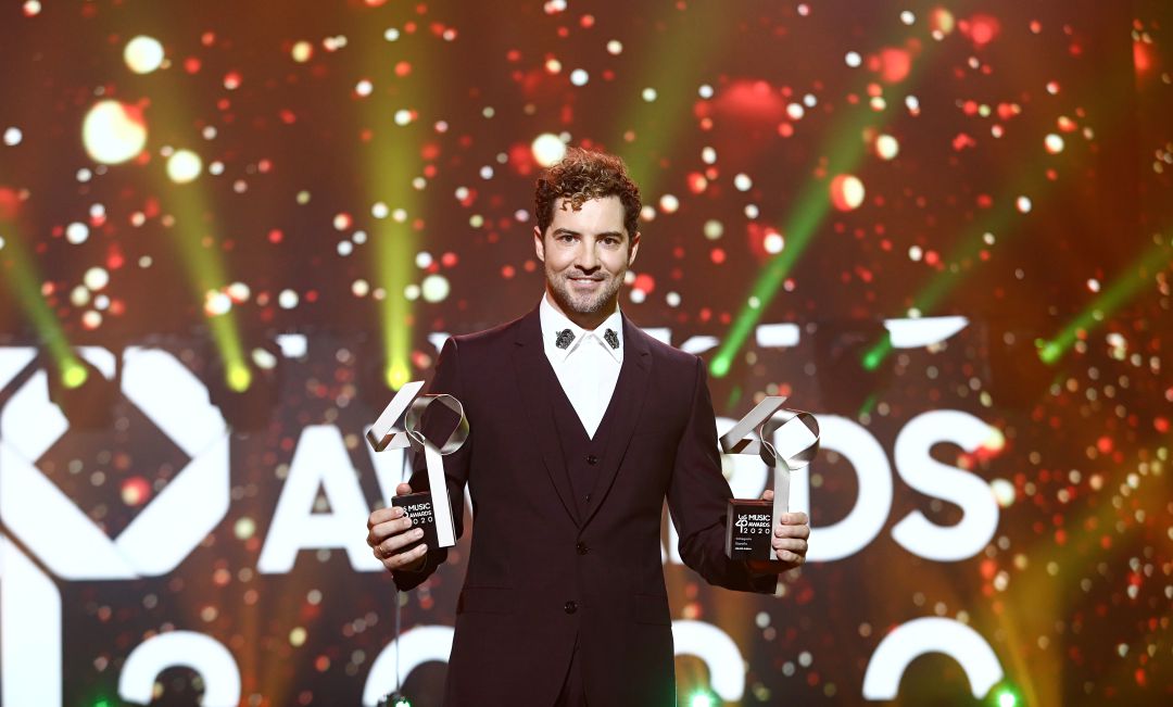 David Bisbal, uno de los triunfadores de LOS40 Music Awards 2020. David Bisbal, uno de los triunfadores de LOS40 Music Awards 2020.
