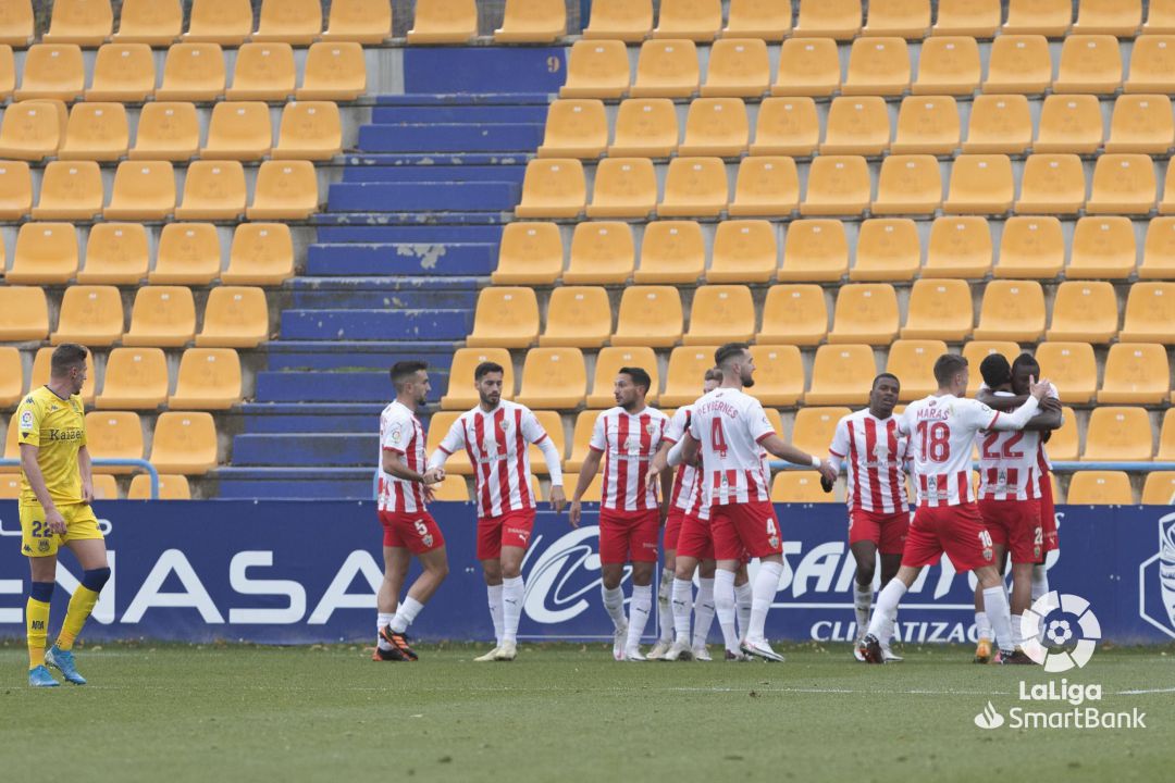 La celebración del 0-1. La celebración del 0-1.