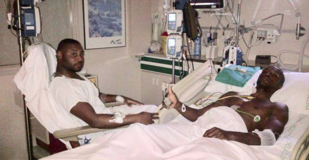 Abidal y su primo Abidal y su primo