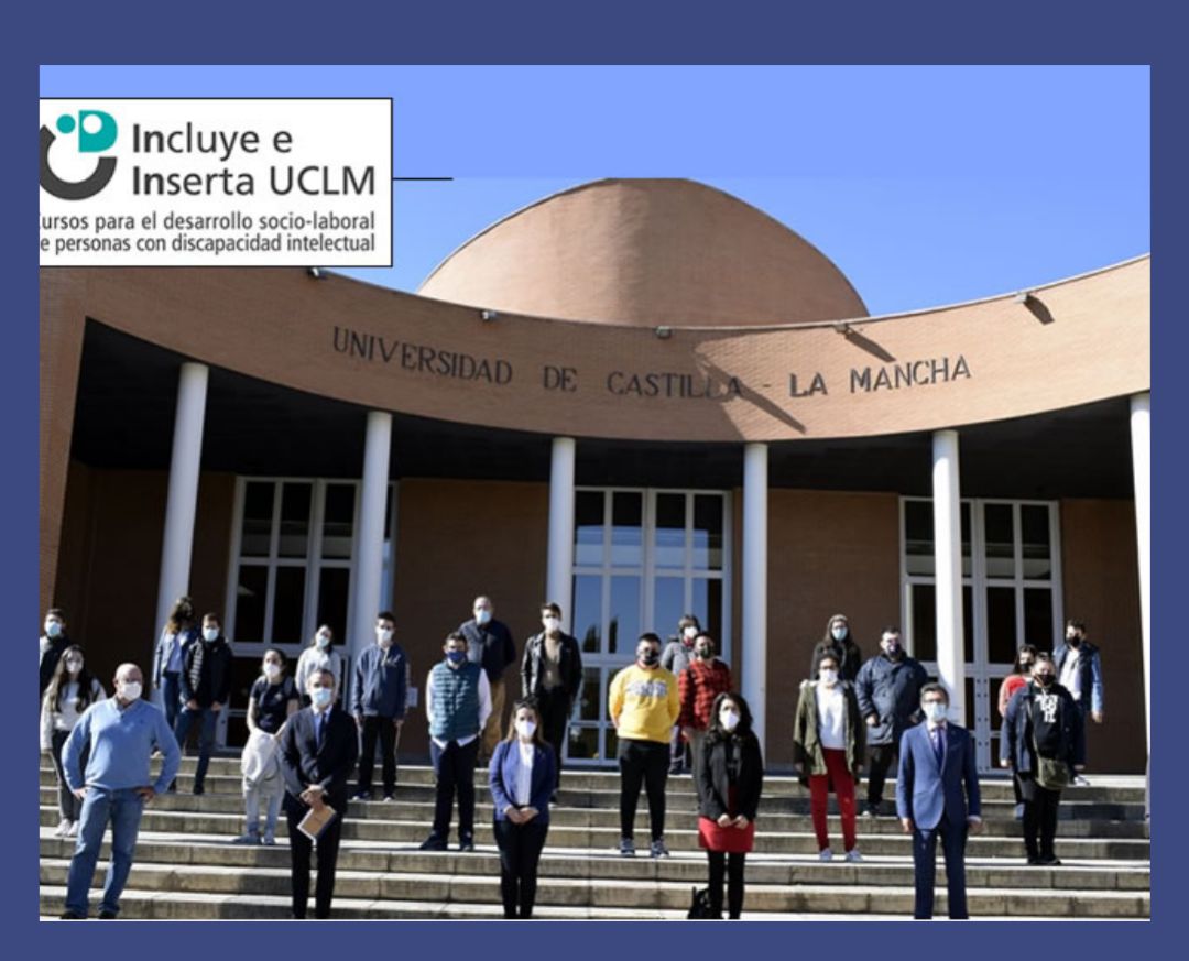 Alumnos y profesores de la cuarta edición del programa Incluye e Inserta UCLM. Alumnos y profesores de la cuarta edición del programa Incluye e Inserta UCLM.