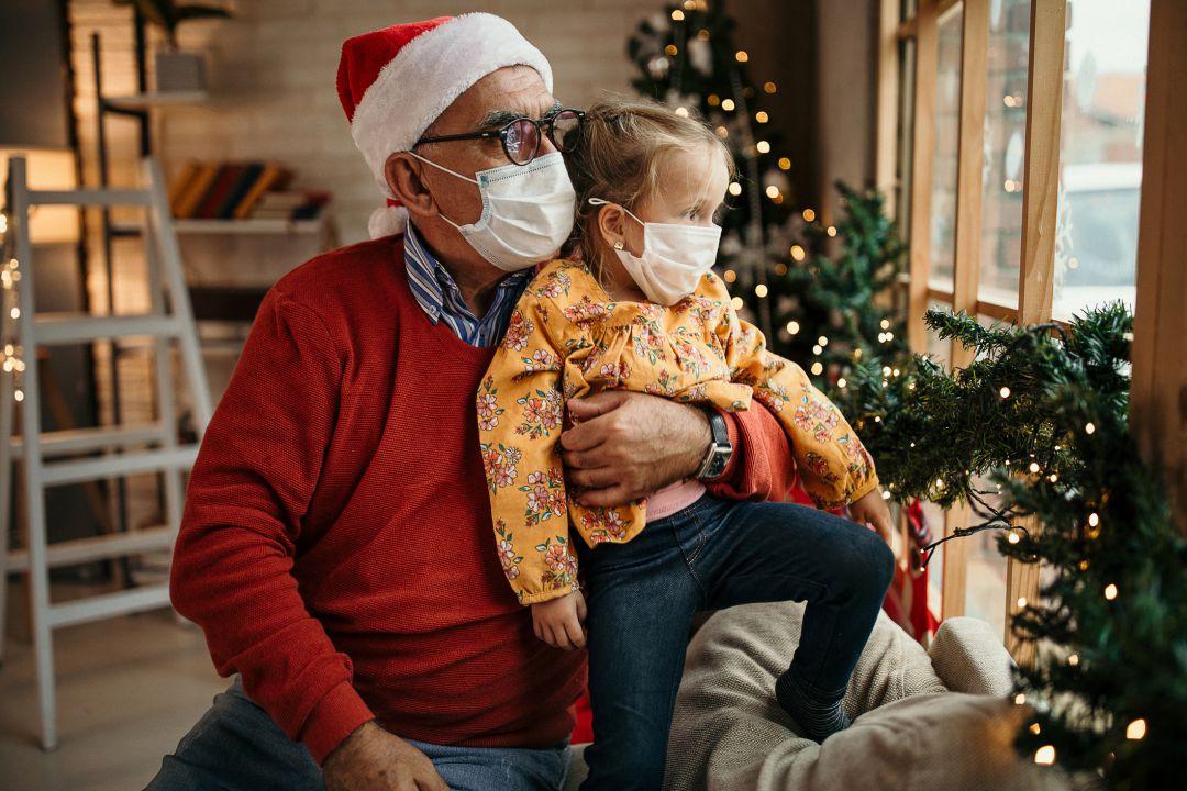 Navidades con mascarilla. Navidades con mascarilla.