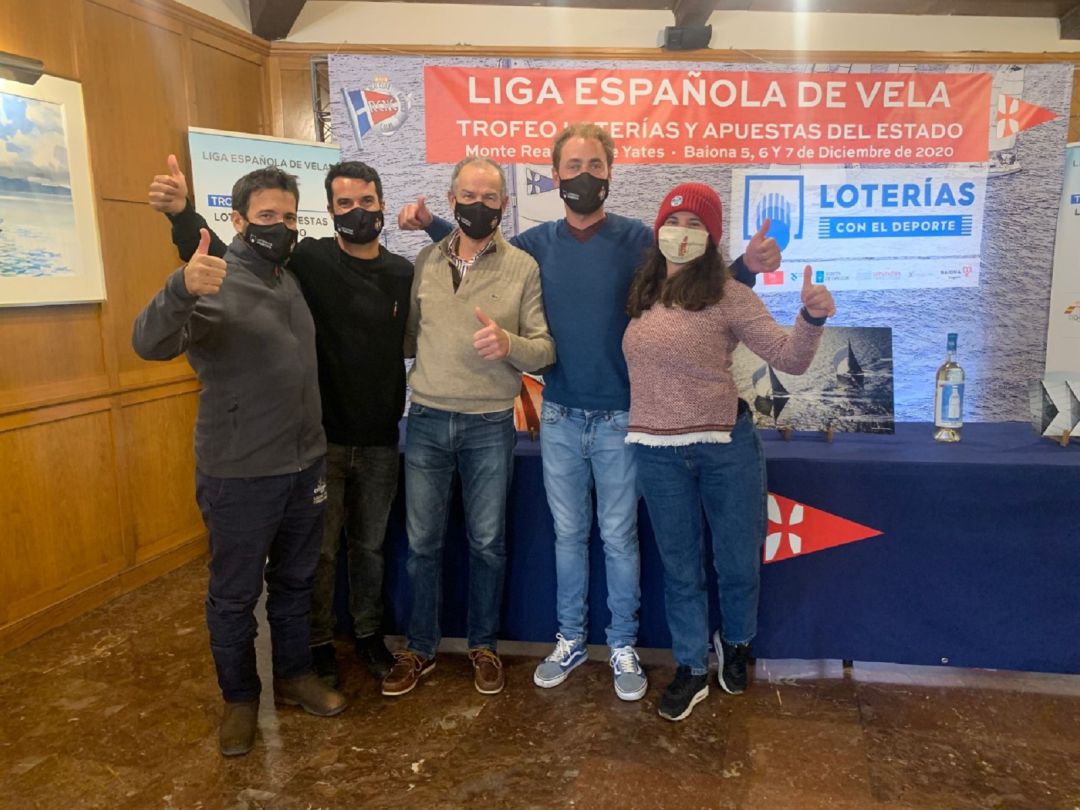 El equipo lanzaroteño. El equipo lanzaroteño.