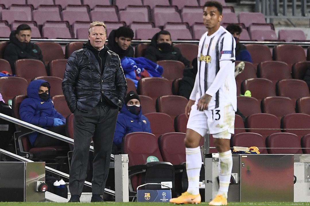 Ronald Koeman, en un momento durante el partido Ronald Koeman, en un momento durante el partido