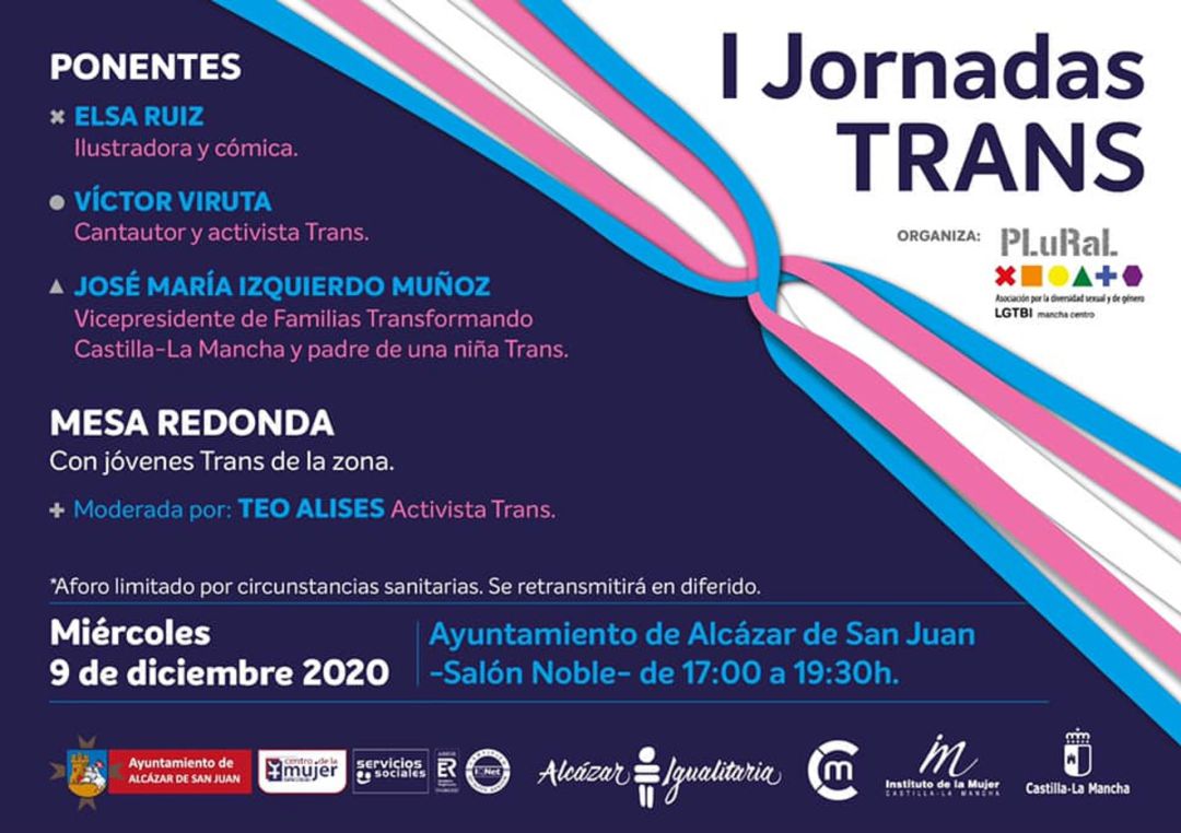 Cartel de las I Jornadas Trans en Alcázar de San Juan Cartel de las I Jornadas Trans en Alcázar de San Juan