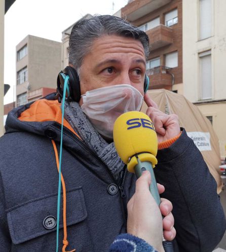 García Albiol respondiendo a las preguntas de Àngels Barceló García Albiol respondiendo a las preguntas de Àngels Barceló