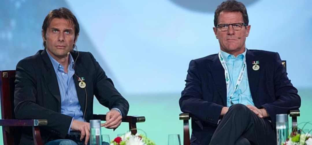 Antonio Conte y Fabio Capello, en un encuentro Antonio Conte y Fabio Capello, en un encuentro