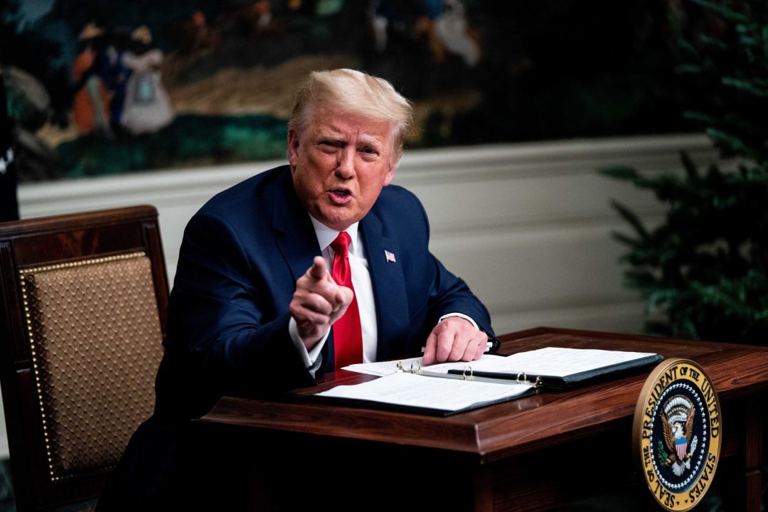 El presidente saliente de EEUU, Donald Trump El presidente saliente de EEUU, Donald Trump