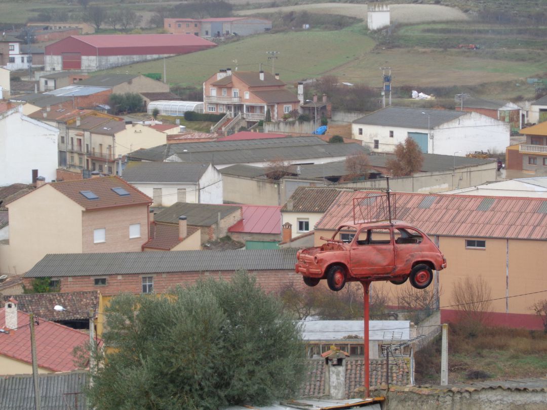 Una de las vistas que se obtienen desde el cerro del Castillo de Torresandino Una de las vistas que se obtienen desde el cerro del Castillo de Torresandino