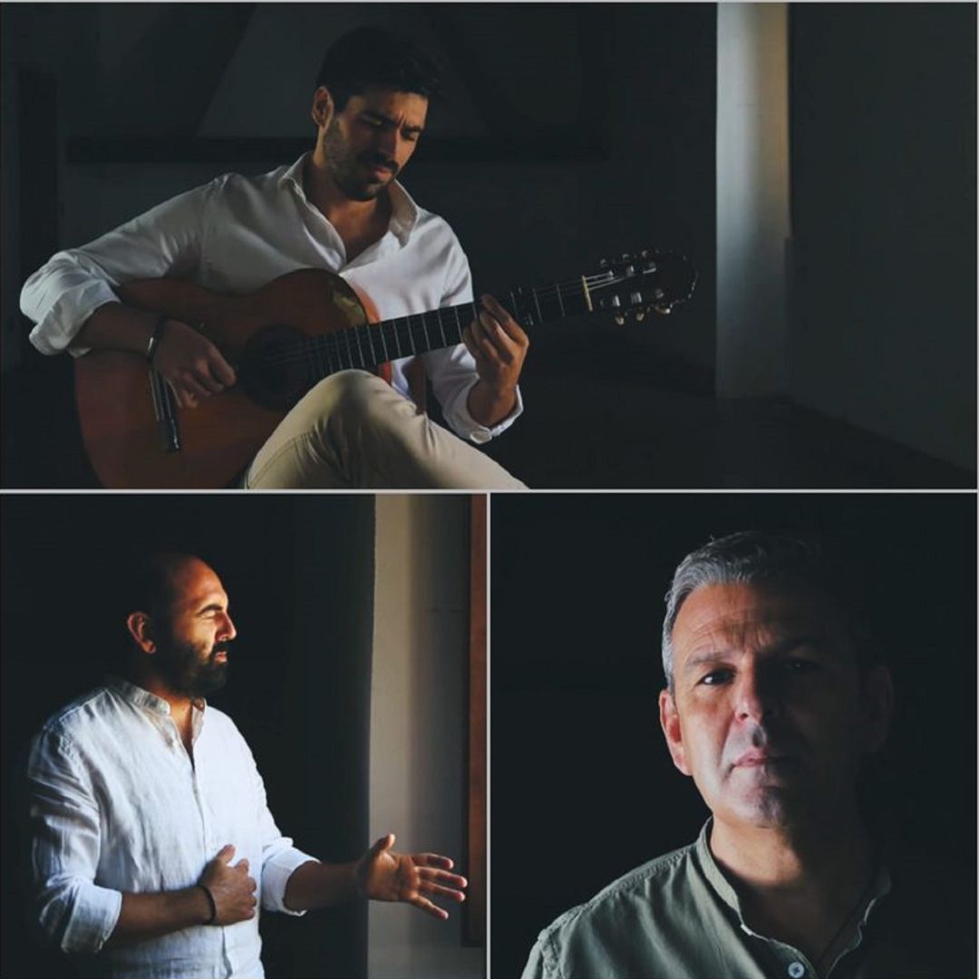 Carlos Llave, José Maria Cala y Antonio Manuel. A palos Carlos Llave, José Maria Cala y Antonio Manuel. A palos
