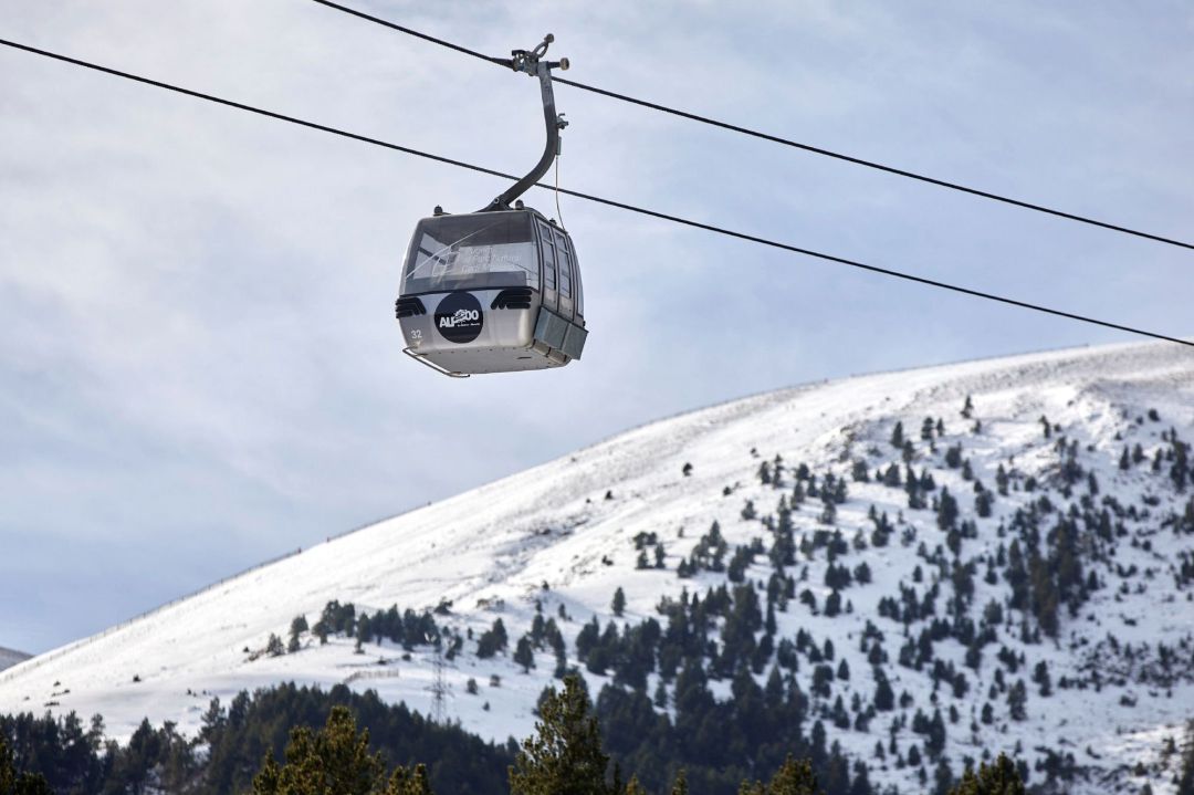 Un telecabina a la Molina Un telecabina a la Molina