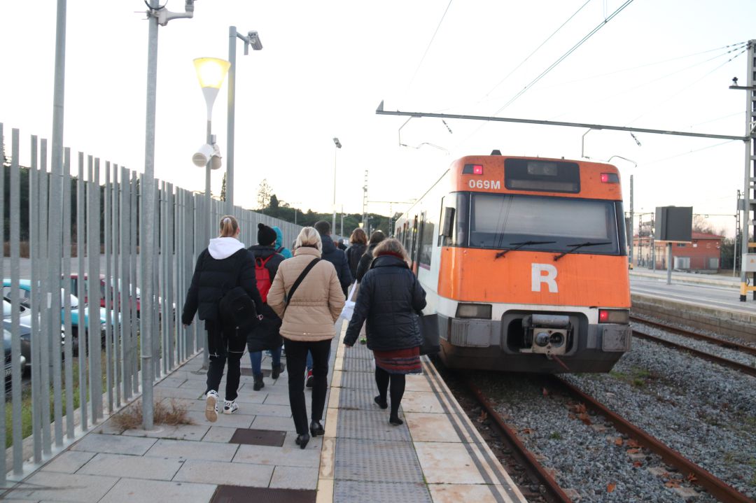 L'estació de tren de Blanes L'estació de tren de Blanes