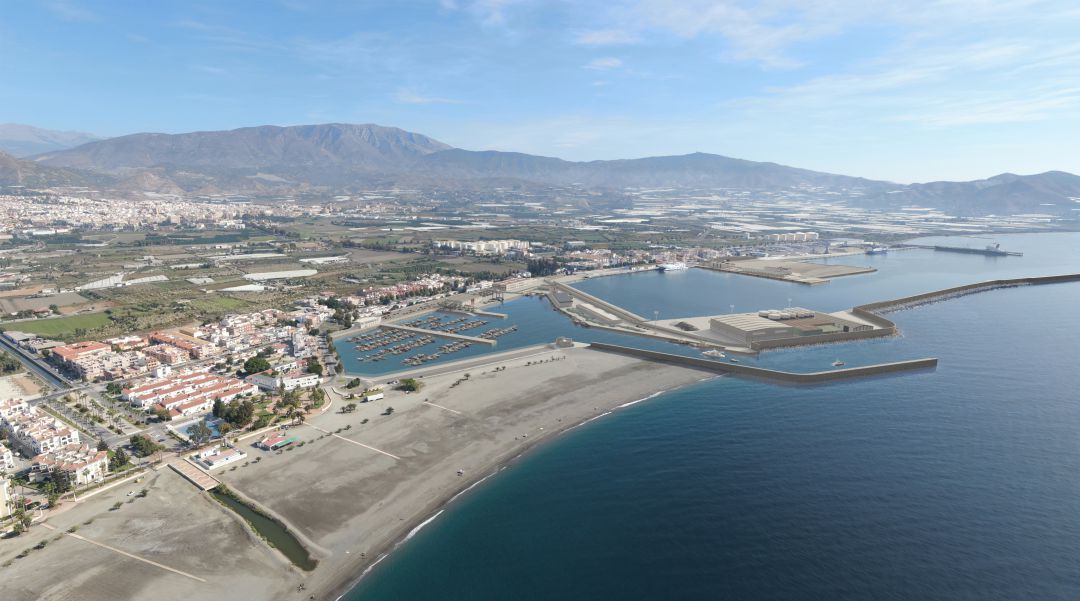 Imagen de cómo quedaría la nueva zona naútica- deportiva y pesquera Imagen de cómo quedaría la nueva zona naútica- deportiva y pesquera