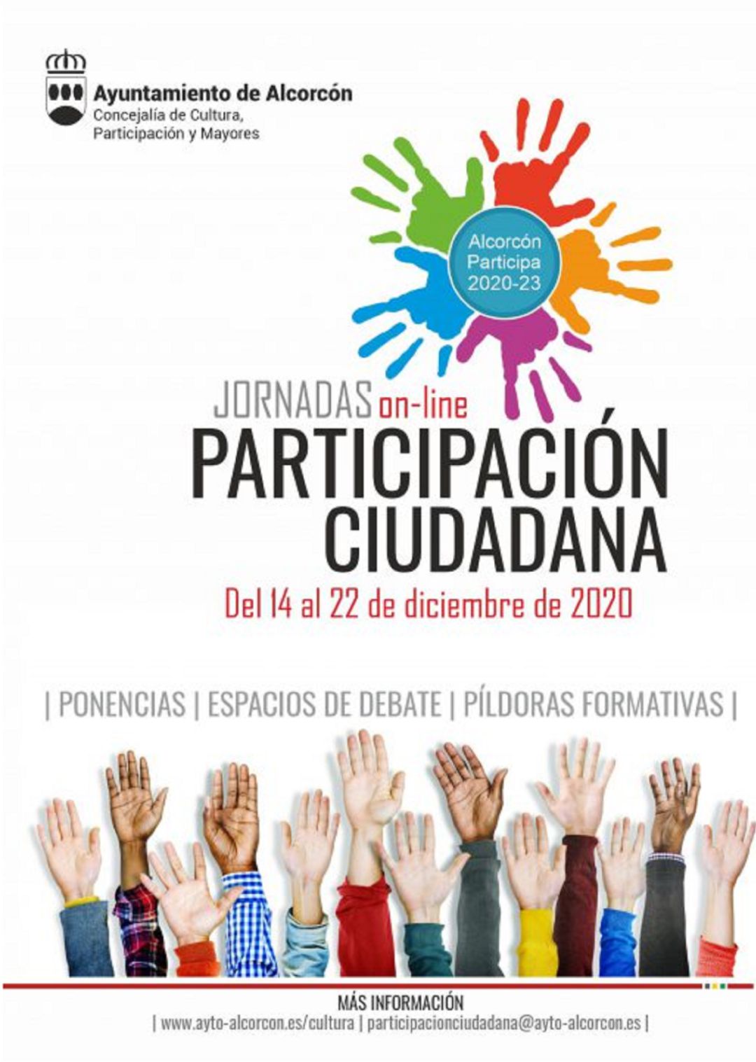 Cartel de las Jornadas online de Participación Ciudadana Cartel de las Jornadas online de Participación Ciudadana