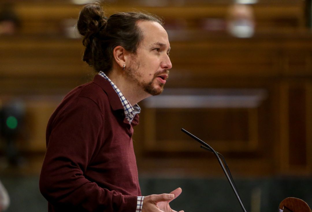 El vicepresidente segundo y líder de Unidas Podemos, Pablo Iglesias. El vicepresidente segundo y líder de Unidas Podemos, Pablo Iglesias.