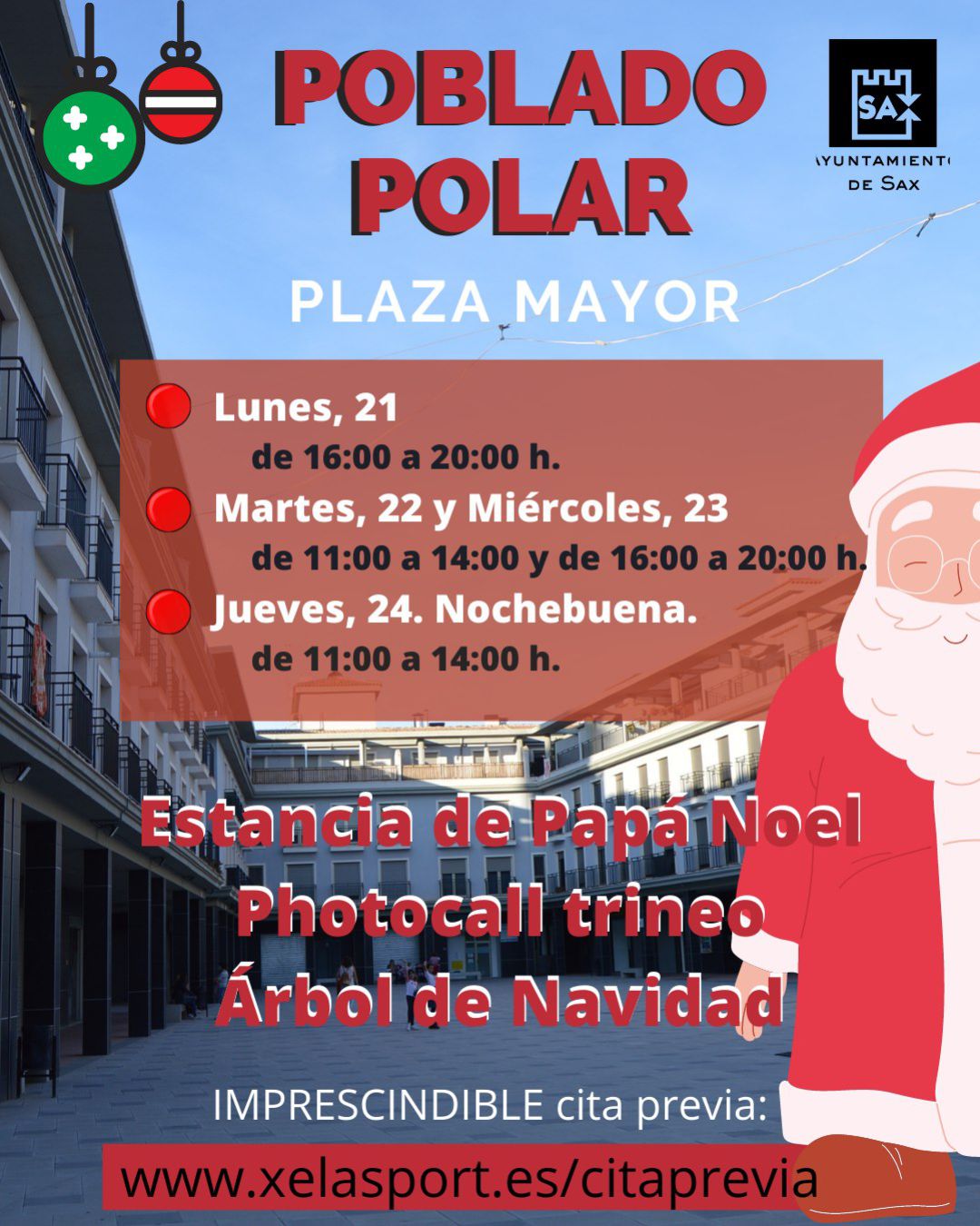 Poblado polar en Sax Poblado polar en Sax