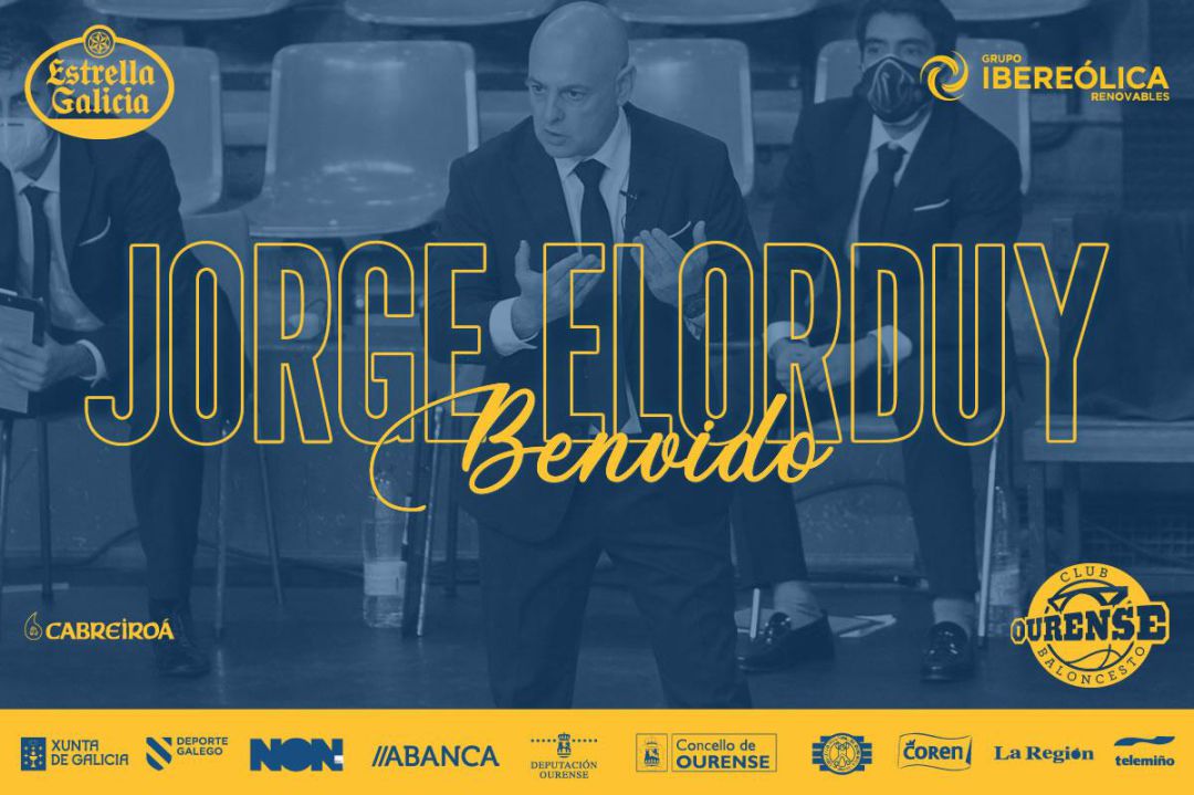 Jorge Elorduy, nuevo asistente técnico del Club Ourense Baloncesto Jorge Elorduy, nuevo asistente técnico del Club Ourense Baloncesto