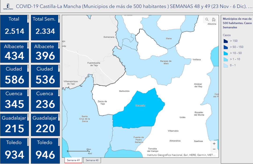 Datos por municipios Datos por municipios