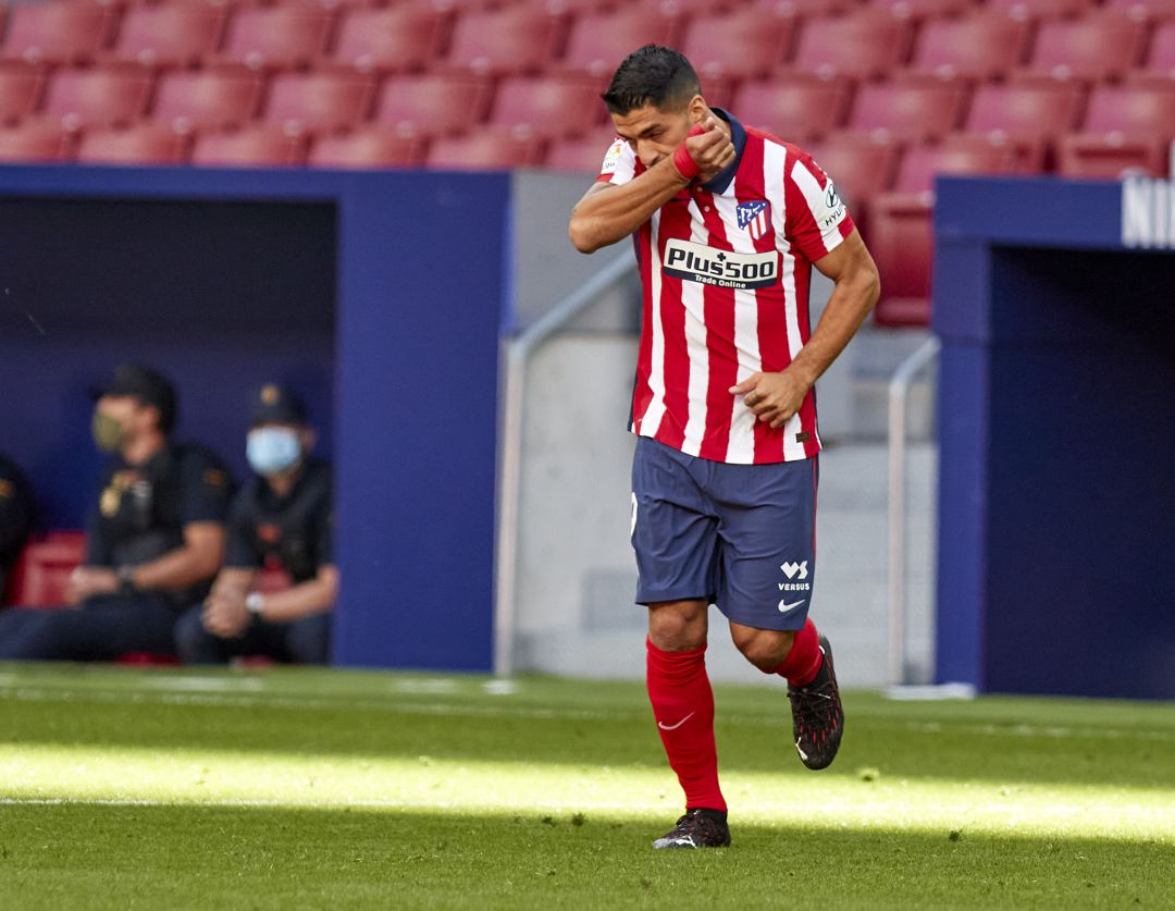 Luis Suárez, jugador del Atlético de Madrid. Luis Suárez, jugador del Atlético de Madrid.