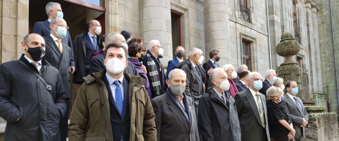 Gonzalo Caballero en un acto de la Real Academia Galega Gonzalo Caballero en un acto de la Real Academia Galega