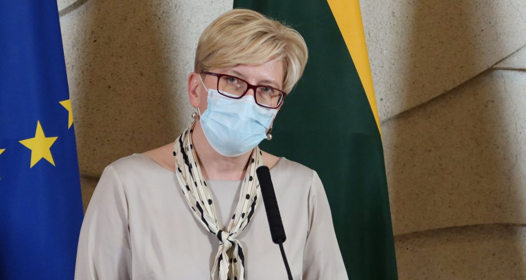La primera ministra de Lituania, Ingrida Simonyte. La primera ministra de Lituania, Ingrida Simonyte.