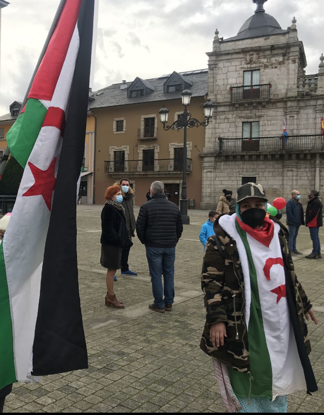 Concentración a favor del pueblo saharaui Concentración a favor del pueblo saharaui