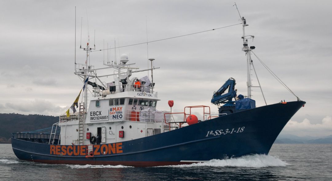 El "Aita Mari" en misión de rescate El "Aita Mari" en misión de rescate