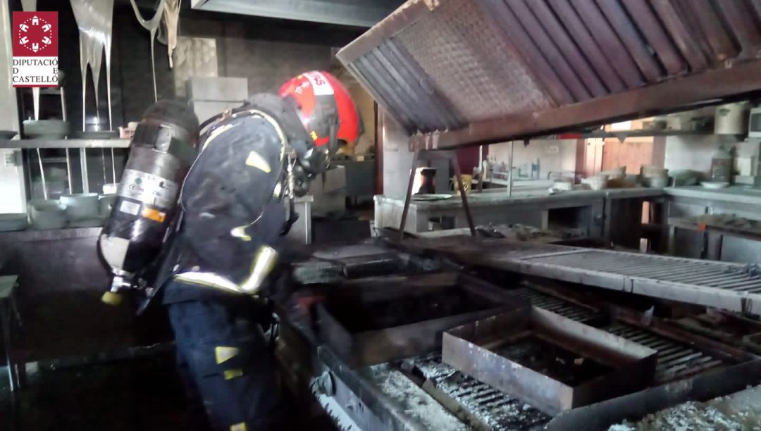 Incendio cocina bar de Benicarló Incendio cocina bar de Benicarló