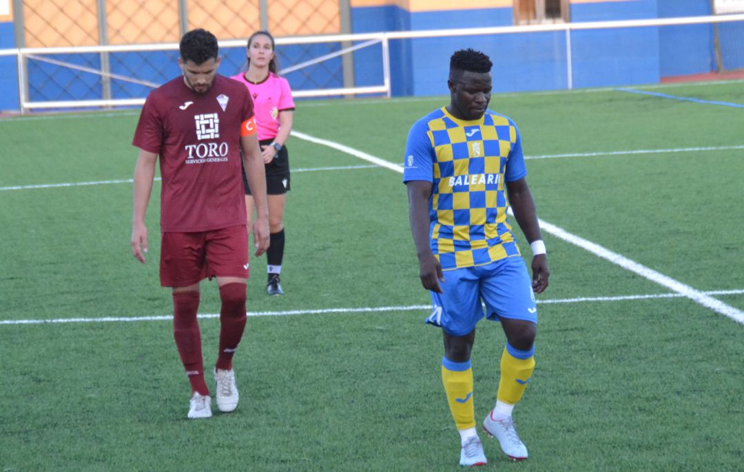 Jugadores del Dénia y del Alicante. Jugadores del Dénia y del Alicante.