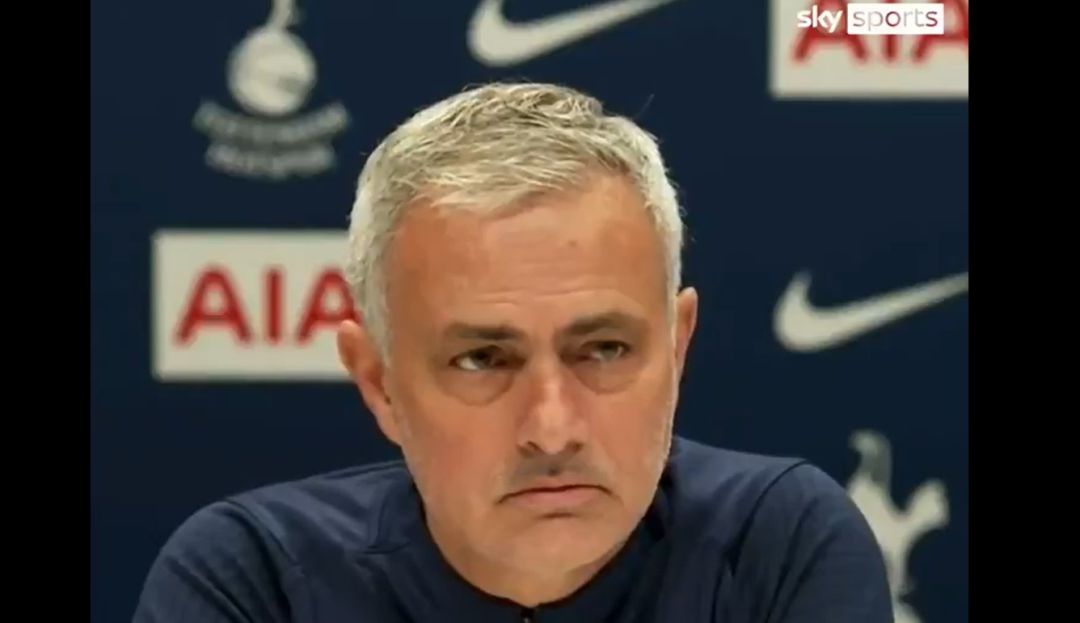 Mourinho, durante la rueda de prensa previa al encuentro ante el Liverpool Mourinho, durante la rueda de prensa previa al encuentro ante el Liverpool
