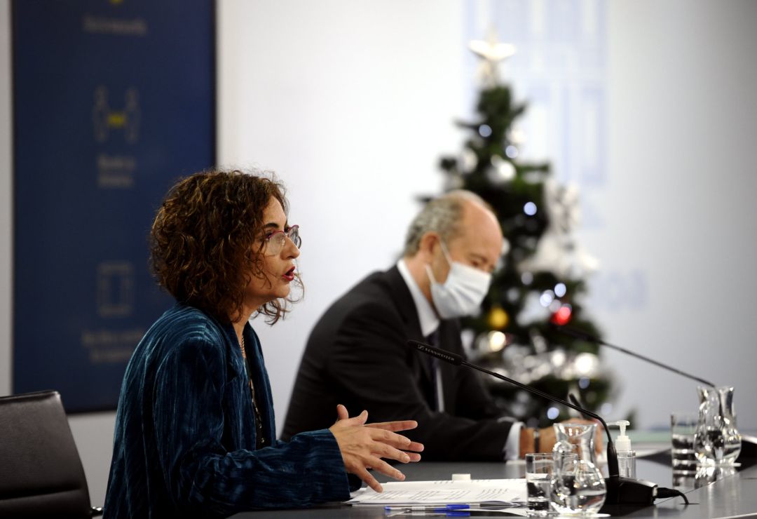 La ministra portavoz y de Hacienda, María Jesús Montero, y el ministro de Justicia, Juan Carlos Campo, comparecen en rueda de prensa posterior al Consejo de Ministros La ministra portavoz y de Hacienda, María Jesús Montero, y el ministro de Justicia, Juan Carlos Campo, comparecen en rueda de prensa posterior al Consejo de Ministros
