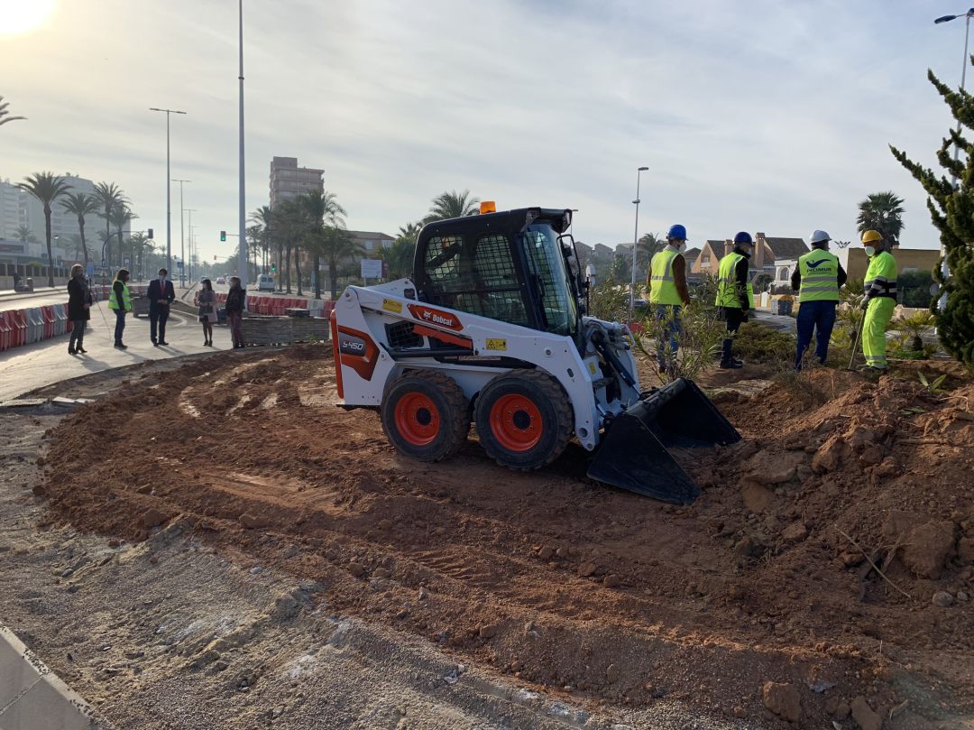 Obras en la Gran Vía de La Manga Obras en la Gran Vía de La Manga