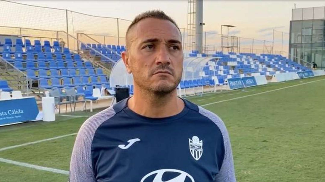 Jordi Roger, entrenador del Atlético Baleares. Jordi Roger, entrenador del Atlético Baleares.