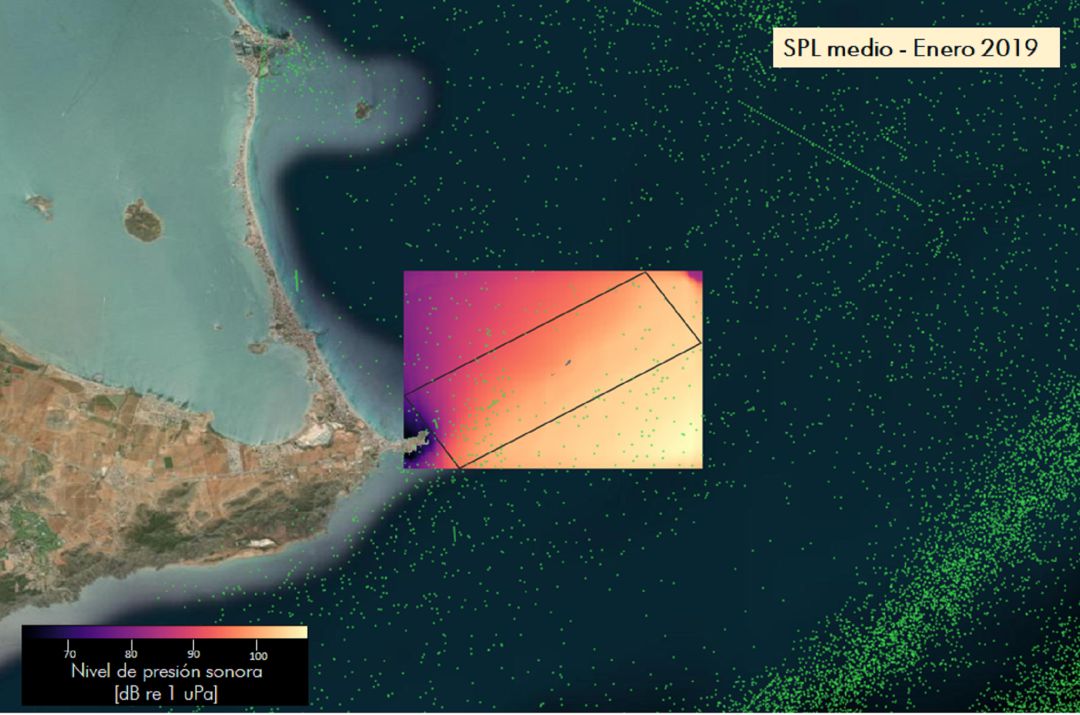 Mapa de ruidos submarinos Mapa de ruidos submarinos